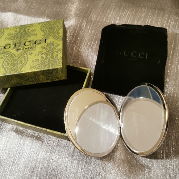 Gucci Parfume Mirror Duo Compact Mirror Gucci Mirror - Picture 3 of 7